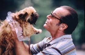 Jack Nicholson con Melvin en "Mejor imposible"